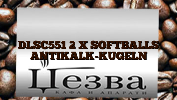 DLSC551  2 X SOFTBALLS ANTIKALK-KUGELN