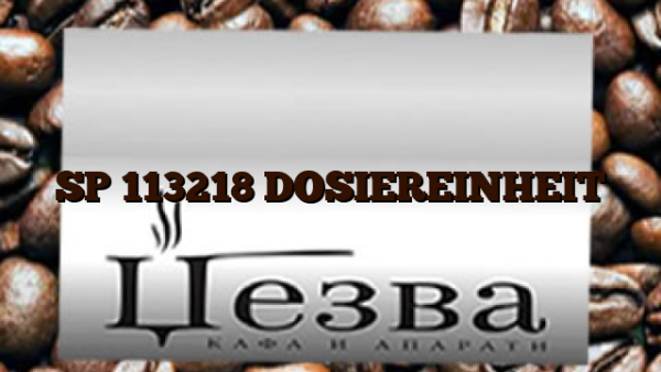 SP 113218  DOSIEREINHEIT