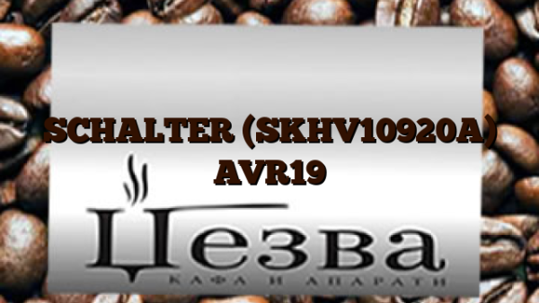 SCHALTER (SKHV10920A) AVR19