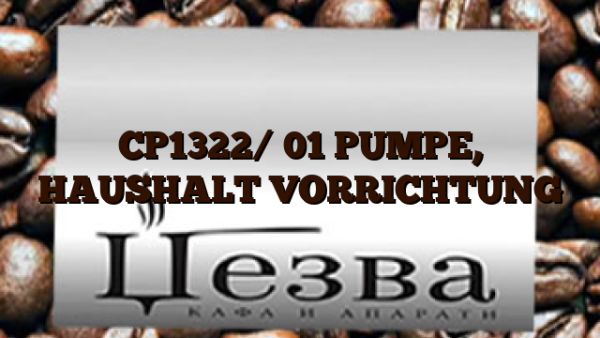CP1322/ 01  PUMPE,  HAUSHALT VORRICHTUNG