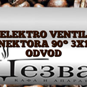 ELEKTRO VENTIL 3-KONEKTORA 90° 3X15MM ODVOD