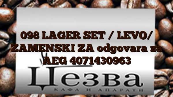 098 LAGER SET / LEVO/  ZAMENSKI ZA odgovara za AEG 4071430963