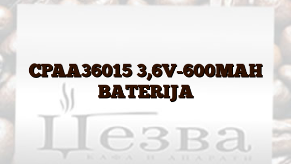 CPAA36015 3,6V-600MAH BATERIJA