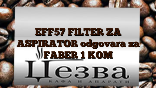 EFF57  FILTER ZA ASPIRATOR odgovara za FABER 1 KOM