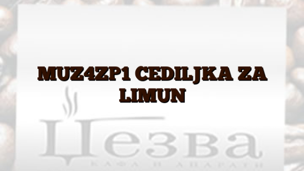 MUZ4ZP1  CEDILJKA ZA LIMUN