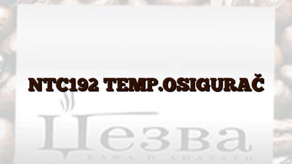 NTC192  TEMP.OSIGURAČ