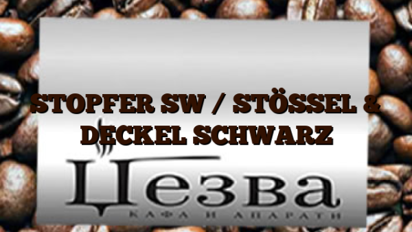STOPFER SW / STÖSSEL & DECKEL SCHWARZ