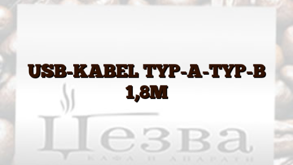 USB-KABEL TYP-A-TYP-B 1,8M
