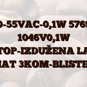 10-55VAC-0,1W  57691 1046V0,1W LED-TOP-IZDUŽENA LAMPA MAT 3KOM-BLISTER