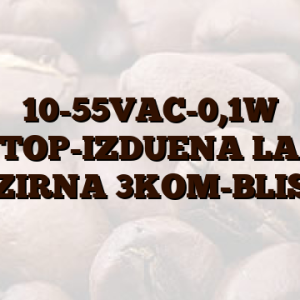 10-55VAC-0,1W  LED-TOP-IZDUENA LAMPA PROZIRNA 3KOM-BLISTER
