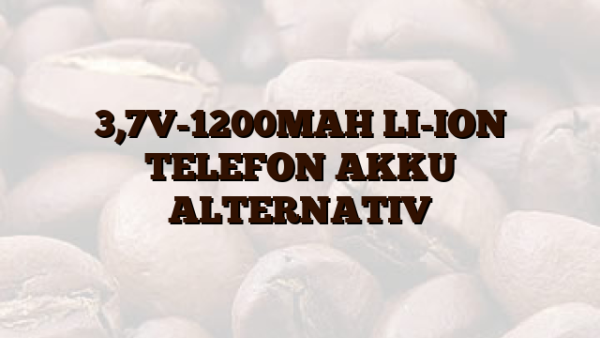 3,7V-1200MAH LI-ION TELEFON AKKU ALTERNATIV