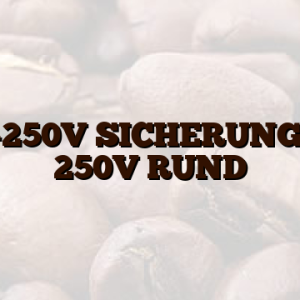 4A-250V  SICHERUNG 4A 250V RUND