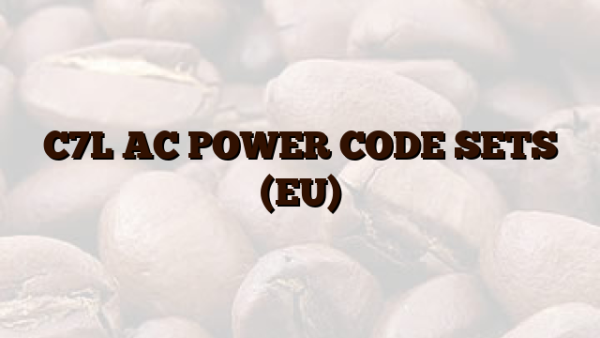 C7L AC POWER CODE SETS (EU)