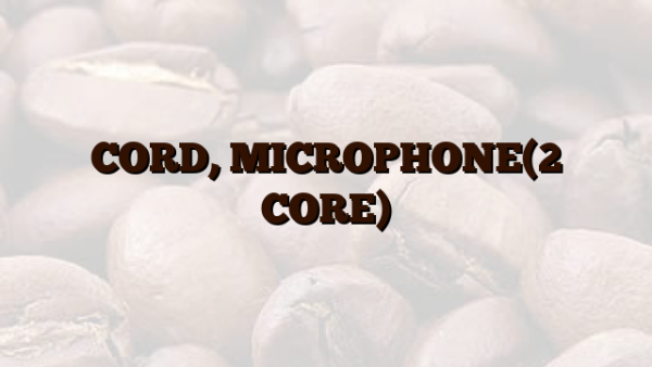 CORD,  MICROPHONE(2 CORE)