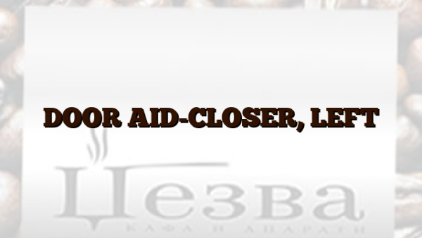 DOOR AID-CLOSER, LEFT