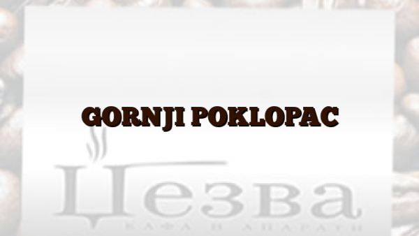 GORNJI POKLOPAC