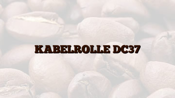 KABELROLLE DC37