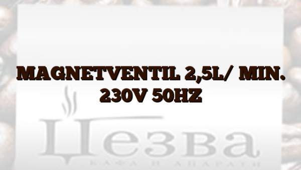 MAGNETVENTIL 2,5L/ MIN. 230V 50HZ