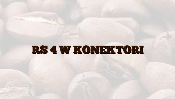 RS 4 W  KONEKTORI