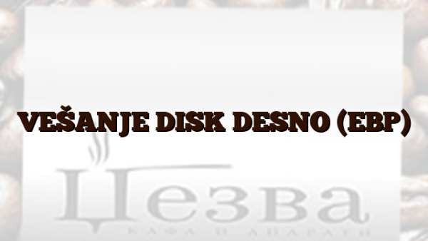 VEŠANJE DISK DESNO (EBP)