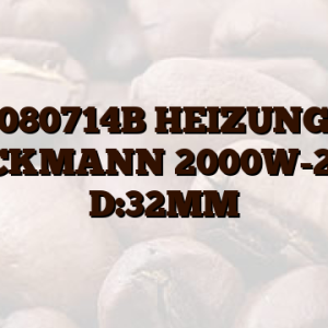 080714B  HEIZUNG BLECKMANN 2000W-230V,  D:32MM