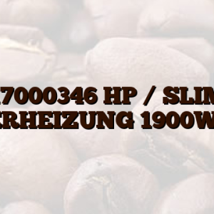 17000346  HP /  SLIM BOILERHEIZUNG 1900W 230V