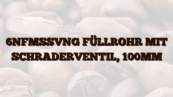 6NFMSSVNG  FÜLLROHR MIT SCHRADERVENTIL,  100MM