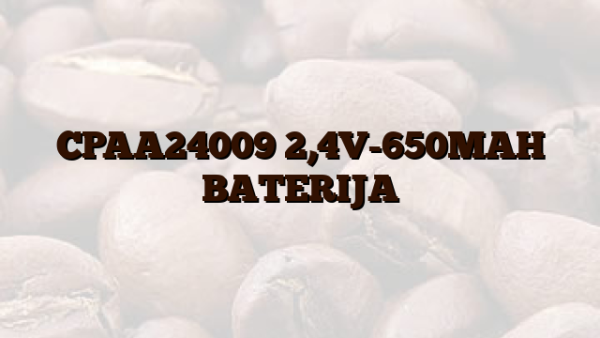 CPAA24009 2,4V-650MAH BATERIJA