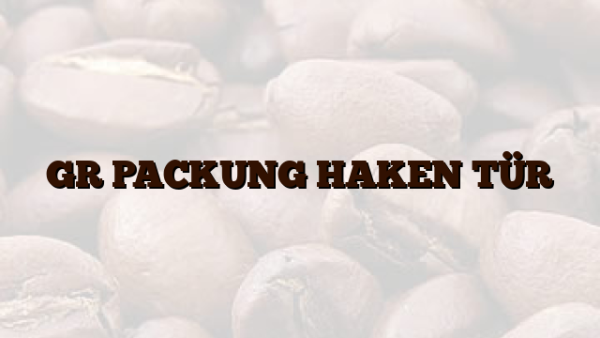 GR PACKUNG HAKEN TÜR