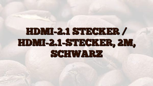 HDMI-2.1 STECKER /  HDMI-2.1-STECKER,  2M,  SCHWARZ