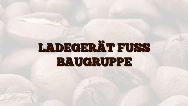 LADEGERÄT FUSS BAUGRUPPE