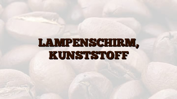 LAMPENSCHIRM, KUNSTSTOFF