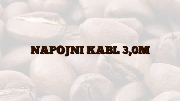NAPOJNI KABL 3,0M