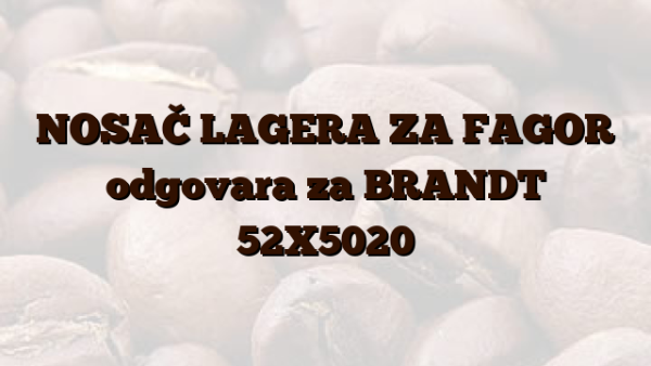 NOSAČ LAGERA ZA FAGOR odgovara za BRANDT 52X5020