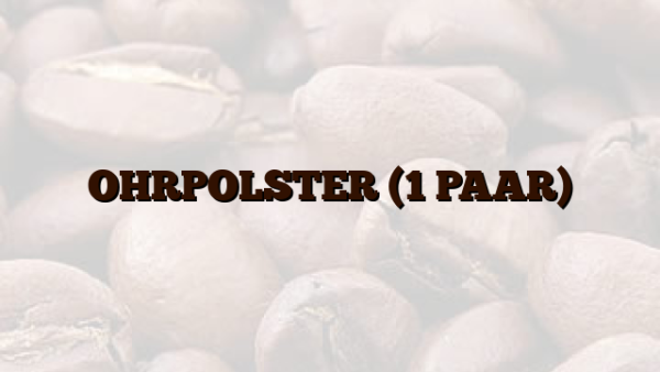 OHRPOLSTER (1 PAAR)