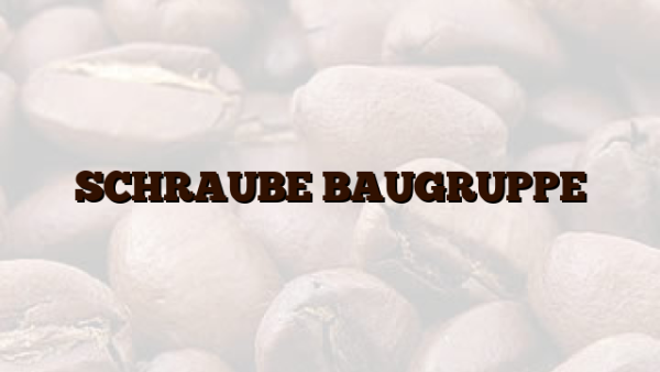 SCHRAUBE BAUGRUPPE
