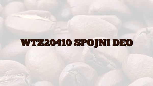 WTZ20410  SPOJNI DEO