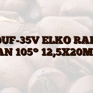 1000UF-35V  ELKO RADIAL PAN 105° 12,5X20MM