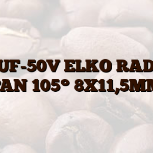100UF-50V  ELKO RADIAL PAN 105° 8X11,5MM