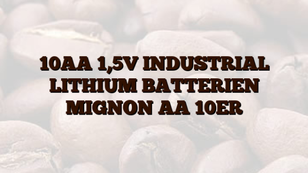 10AA  1,5V INDUSTRIAL LITHIUM BATTERIEN MIGNON AA 10ER