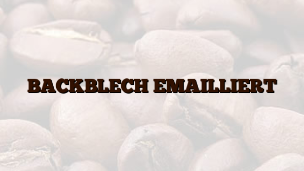 BACKBLECH EMAILLIERT