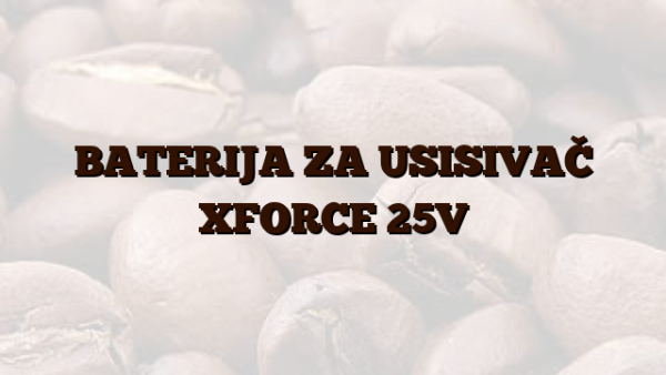 BATERIJA ZA USISIVAČ XFORCE 25V