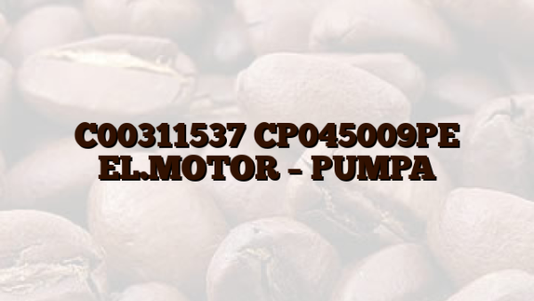 C00311537  CP045009PE EL.MOTOR – PUMPA