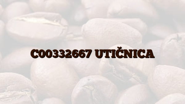 C00332667  UTIČNICA