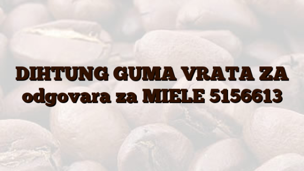DIHTUNG GUMA VRATA ZA odgovara za MIELE 5156613