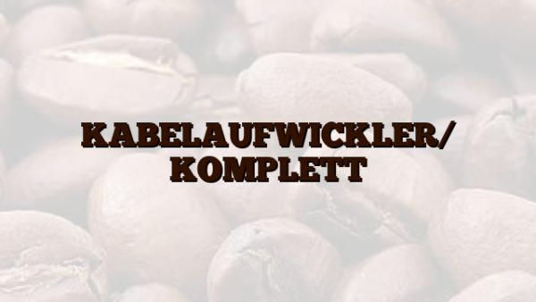 KABELAUFWICKLER/ KOMPLETT