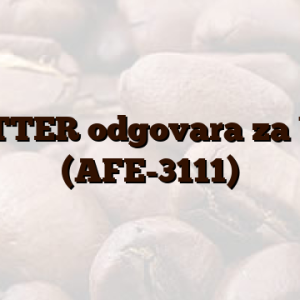SHUTTER odgovara za UNIT (AFE-3111)