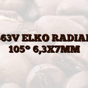10UF-63V  ELKO RADIAL NCC 105° 6,3X7MM