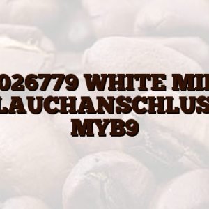 11026779  WHITE MILK SCHLAUCHANSCHLUSS V2 MYB9
