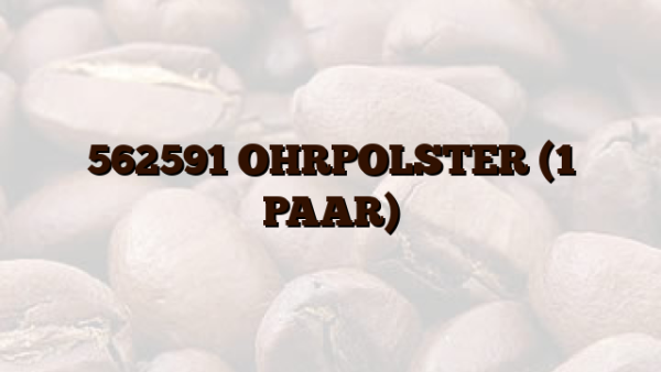562591  OHRPOLSTER (1 PAAR)